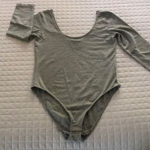 H&M grey bodysuit